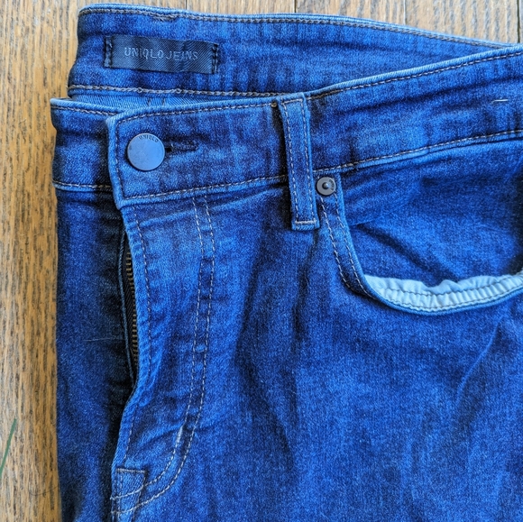 Bundle of Uniqlo Denim Leggings Jeans Long - Picture 3 of 6